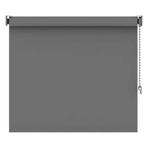 Rolgordijn verduisterend grijs - 60x160 cm - Leen Bakker