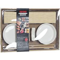 Sushi servies / serveerset voor 2 personen - 7-delig - Sushi eetset - keramiek