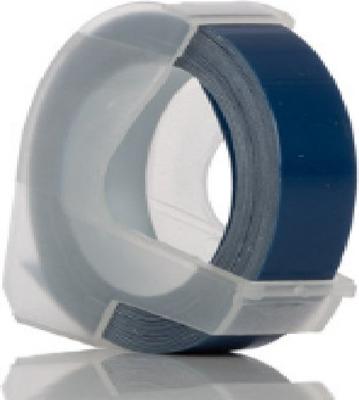 Huismerk Label Tape voor Dymo 3D - S0898140 | 9 mm | Wit op Blauw - 1 stuk