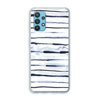 Ink Stripes: Samsung Galaxy A32 4G Transparant Hoesje