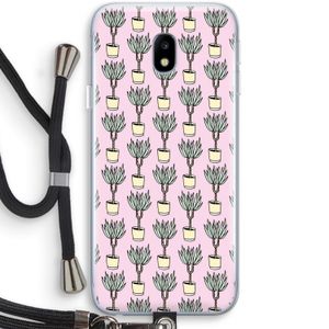 Boompje: Samsung Galaxy J3 (2017) Transparant Hoesje met koord