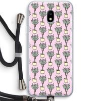 Boompje: Samsung Galaxy J3 (2017) Transparant Hoesje met koord