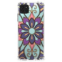 Samsung Galaxy A22 5G Case Purple Flower