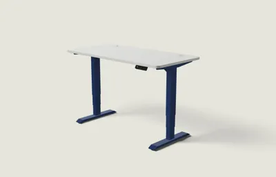 Desktronic HomePro bureau Diepblauw / Grijs / 140x70 cm