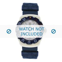 Horlogeband Tag Heuer WA1266 Rubber Blauw 18mm - thumbnail