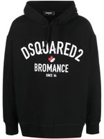 DSQUARED2 hoodie à imprimé Bromance - Noir