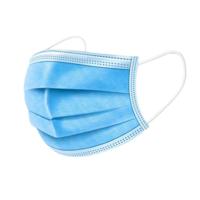 IBP Mondmasker 3-Laags met Elastiek Blauw 50 stuks