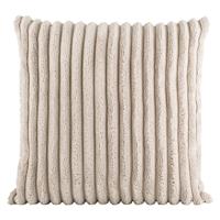 2e Halve Prijs Leen Bakker - Sierkussen Stan - 45x45 Cm - Polyester - Taupe