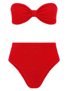 Hunza G bikini Ruby à design stretch - Rouge