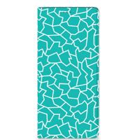 Samsung Galaxy A22 5G | Bookcase | Cracks Blue