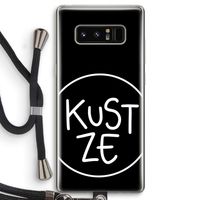 KUST ZE: Samsung Galaxy Note 8 Transparant Hoesje met koord