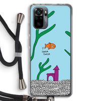 Aquarium: Xiaomi Redmi Note 10 Pro Transparant Hoesje met koord
