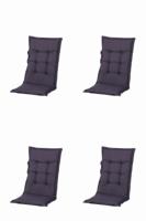 Kussen hoog 50x123 outdoor Panama grijs (4 stuks) Madison - Madison