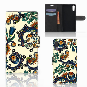 Wallet Case Sony Xperia XZ | Sony Xperia XZs Barok Flower