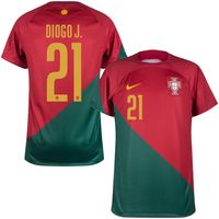 Portugal Shirt Thuis 2022-2023 + Diogo J. 21 - thumbnail