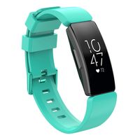 Bandje geschikt voor Fitbit ACE 2 - Maat L - Bandje - Horlogebandje - Siliconen - Turquoise - thumbnail