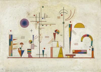 Kunstdruk Wassily Kandinsky - Ernst Spaß 70x50cm