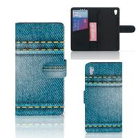 Sony Xperia Z3 | Wallet Case | met Pasjes | Jeans