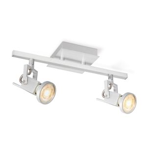 Light depot - LED opbouwspot Cali 2 lichts - 32 cm - aluminium - Outlet