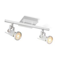 Light depot - LED opbouwspot Cali 2 lichts - 32 cm - aluminium - Outlet