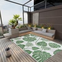VidaXL Buitenkleed arakil 190x290 cm polypropeen groen