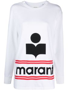 MARANT ÉTOILE t-shirt Gianni en coton biologique - Blanc