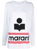 MARANT ÉTOILE t-shirt Gianni en coton biologique - Blanc - thumbnail