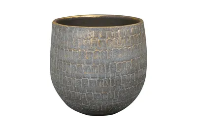 Pot renzo d31h28cm antraciet