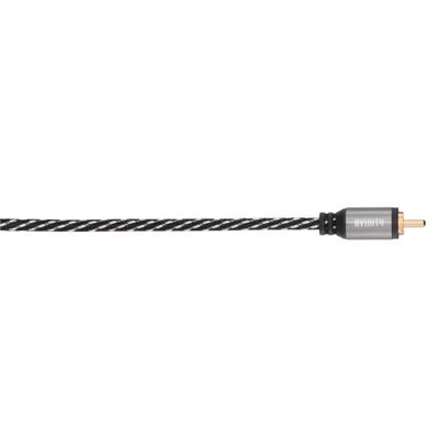 Avinity Digitale Cinch-kabel 1 Stekker - 1 Stekker Stof Verguld 3,0 M