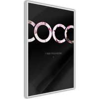 Ingelijste Poster - Coco Witte lijst