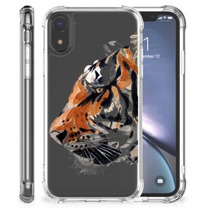 Back Cover Apple iPhone Xr Watercolor Tiger