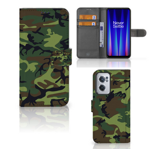 OnePlus Nord CE 2 Telefoon Hoesje Army Dark