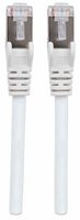 Intellinet 741415 RJ45 Netwerkkabel, patchkabel CAT 6a (losse kabel CAT 7) S/FTP 10.00 m Wit Halogeenvrij 1 stuk(s) - thumbnail