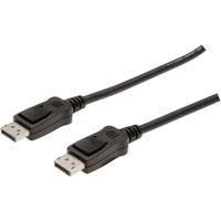 Digitus AK-340100-100-S DisplayPort-kabel DisplayPort Aansluitkabel DisplayPort-stekker, DisplayPort-stekker 10.00 m Zwart - thumbnail