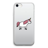 Eenhoorn: iPhone SE 2020 Transparant Hoesje