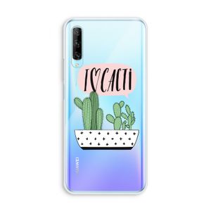 I love cacti: Huawei P Smart Pro Transparant Hoesje