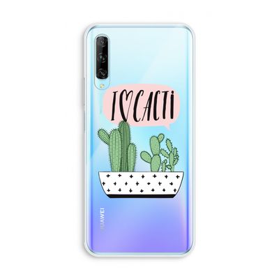 I love cacti: Huawei P Smart Pro Transparant Hoesje