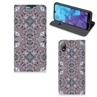 Huawei Y5 (2019) Standcase Flower Tiles - thumbnail