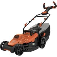 Black & Decker Black and Decker Grasmaaier Elektrisch Instelbare maaihoogte, In hoogte verstelbare greep met klapfunctie 1600 W Snijbreedte max. 38 cm