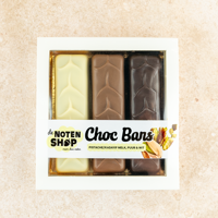 Choc bars pistache/kadayif - melk/puur/wit 3 stuks