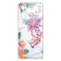 OPPO A78 5G | A58 5G | TPU Hoesje | Bird Flowers