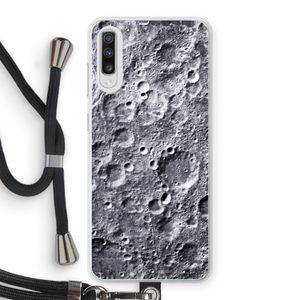 Maanlandschap: Samsung Galaxy A70 Transparant Hoesje met koord