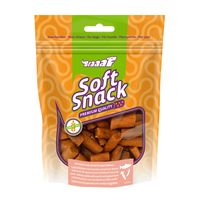 Braaaf - Soft Snacks - Zalmstick- 2,5 x 0,5 cm - wortel en sperzieboon