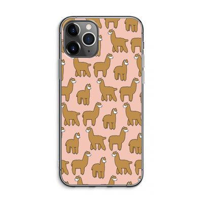 Alpacas: iPhone 11 Pro Max Transparant Hoesje