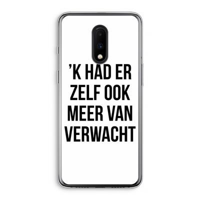 Meer verwacht: OnePlus 7 Transparant Hoesje