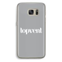 Topvent Grijs Wit: Samsung Galaxy S7 Transparant Hoesje Topvent Grijs Wit: Samsung Galaxy S7 Transparant Hoesje
