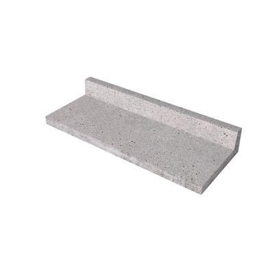 L-element (gewapend) Grijs 100 x 40 x 15 cm - Gardenlux