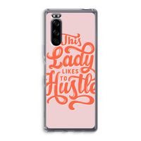 Hustle Lady: Sony Xperia 5 Transparant Hoesje