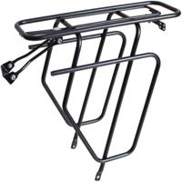 Steco Achterdrager met tasafhouders 28 inch staal zwart Steco Achterdrager met tasafhouders 28 inch staal zwart