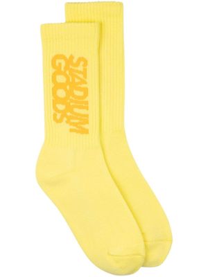 STADIUM GOODS® chaussettes à logo imprimé - Jaune